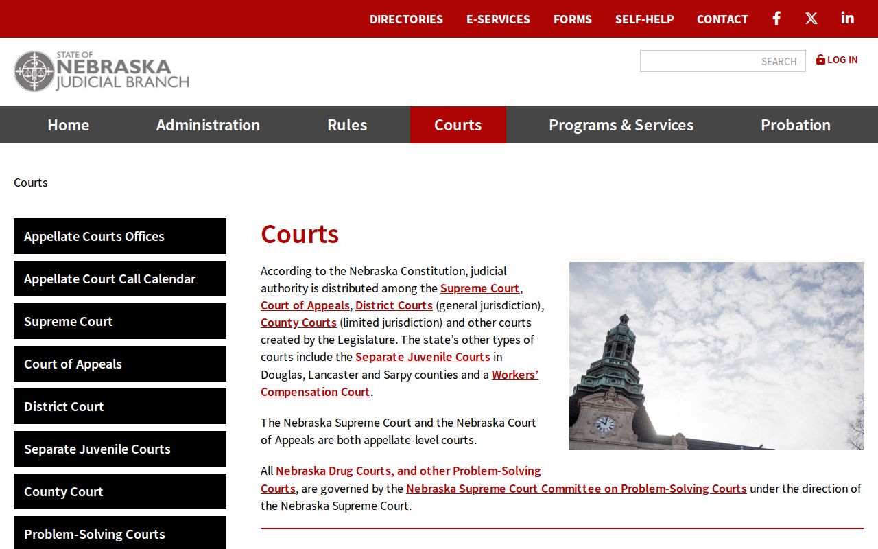 Boone County municipal warrant Nebraska court levels source