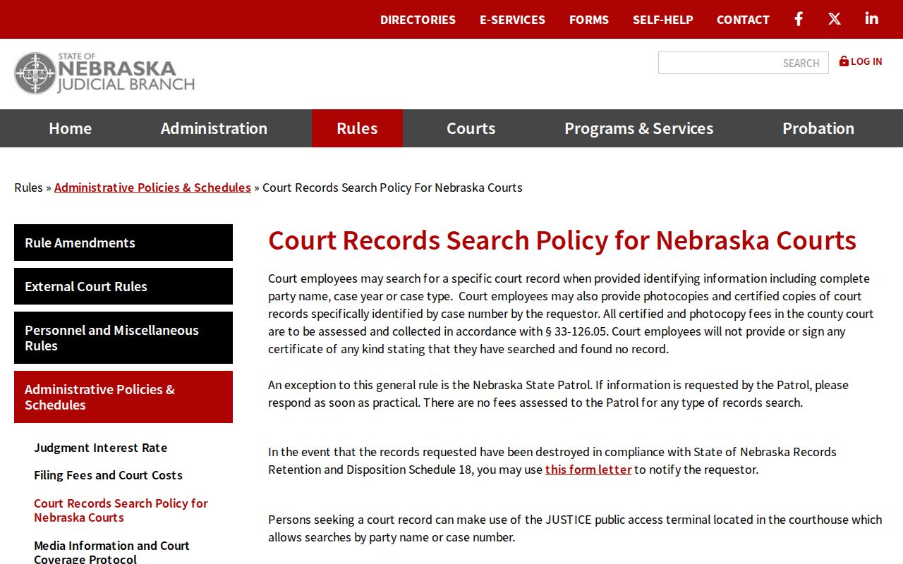 Boone County bench warrant court search policy source